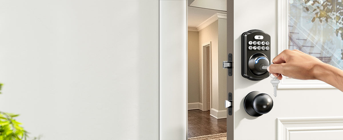 KS01C Keypad Deadbolt Lock with Knobs