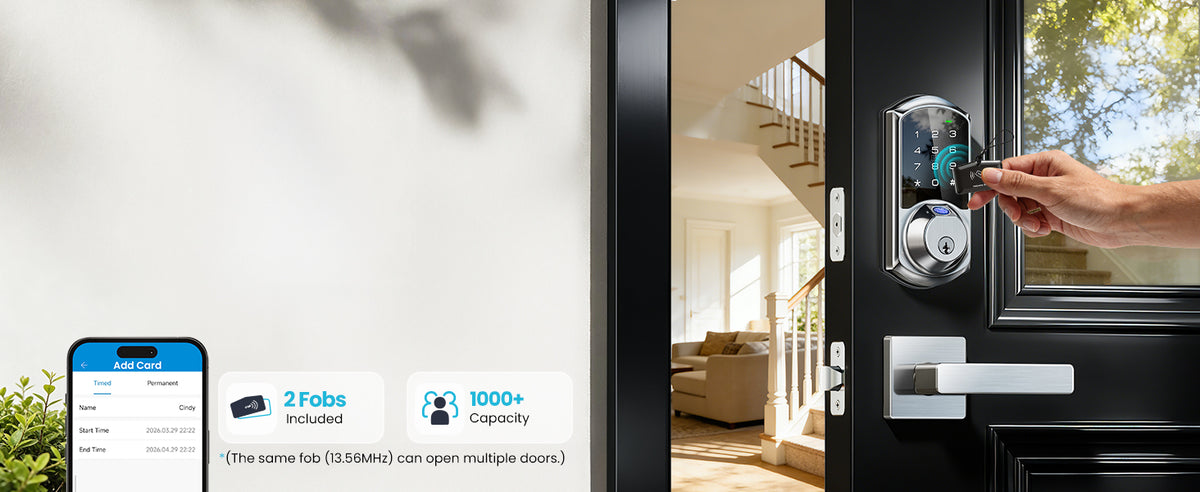VE07-L Fingerprint Smart Lock with Levers