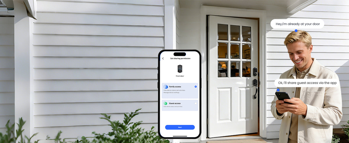 VE017-H Fingerprint Smart Lock with Handle Set
